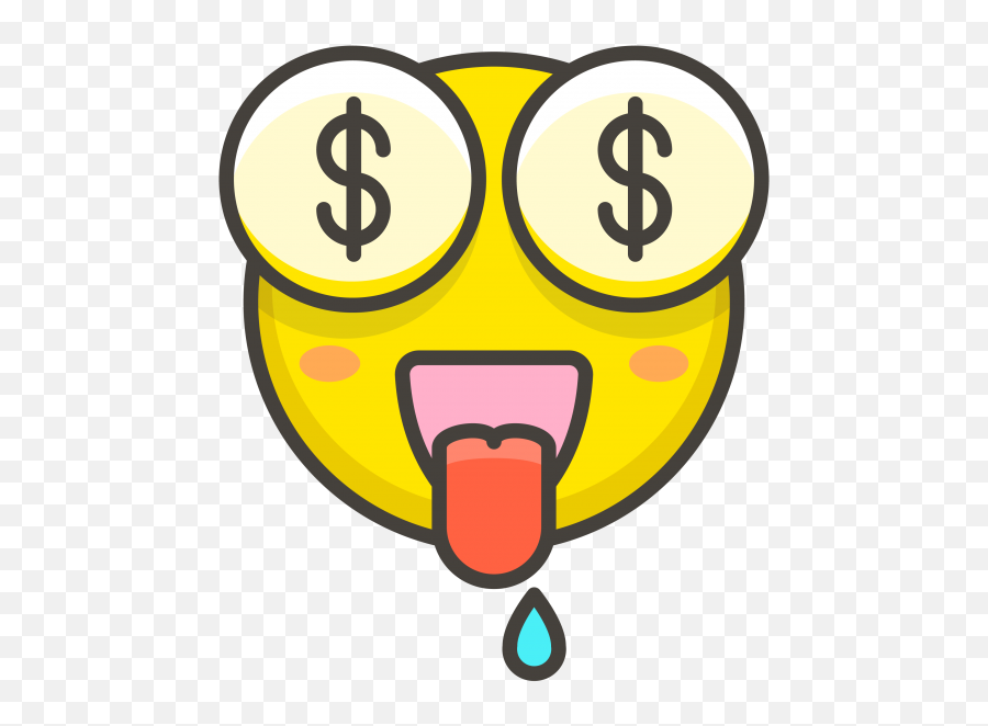 Download Money Mouth Face Emoji - Emoji Png Image With No Emojis De Dinero Para Colorear,Mouth Emoji