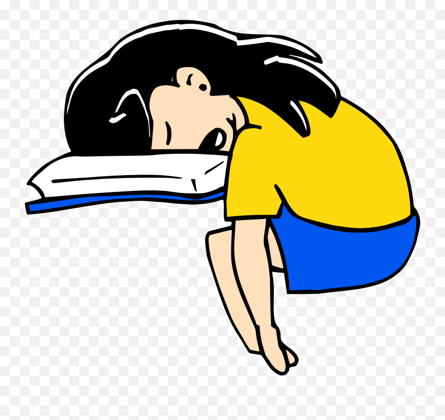 Library Of Sleeping In School Picture Free Png Files - Fall Asleep Clipart Emoji,Exhasuted Emoticon