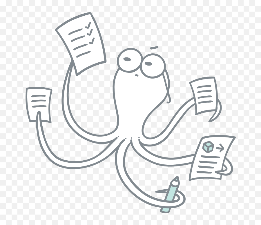 Cms - Rich Content Management Crystallize Sketch Emoji,Octopus Emojis