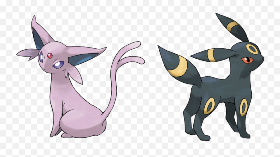 Espeon And Umbreon Evolution Methods Revealed In Pokémon Go - Eevee Umbreon Pokemon Emoji,Eevee Think Emoji