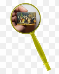Micro Art Amsterdam Exhibition - Loupe Emoji,Magnifier Girl Emoji