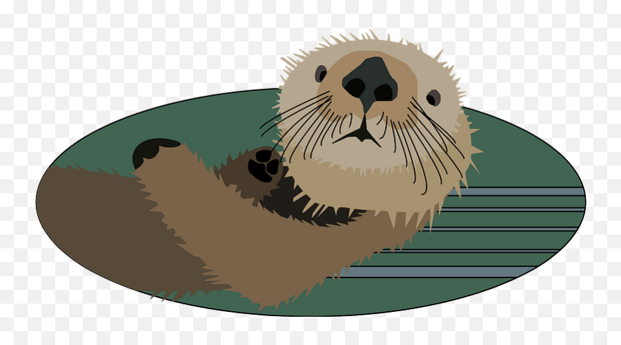 Sea Otter Clipart - Sea Otter Clipart Cute Emoji,Otter Emoji