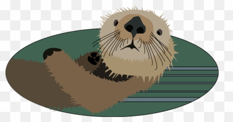 Sea Otter Clipart - Sea Otter Clipart Cute Emoji,Otter Emoji