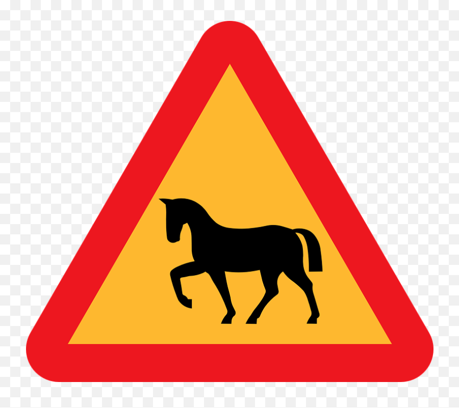 Free Photo Roadsign Horse Crossing Road - Houston Museum Of Natural Science Emoji,Horse Emotions For Kids