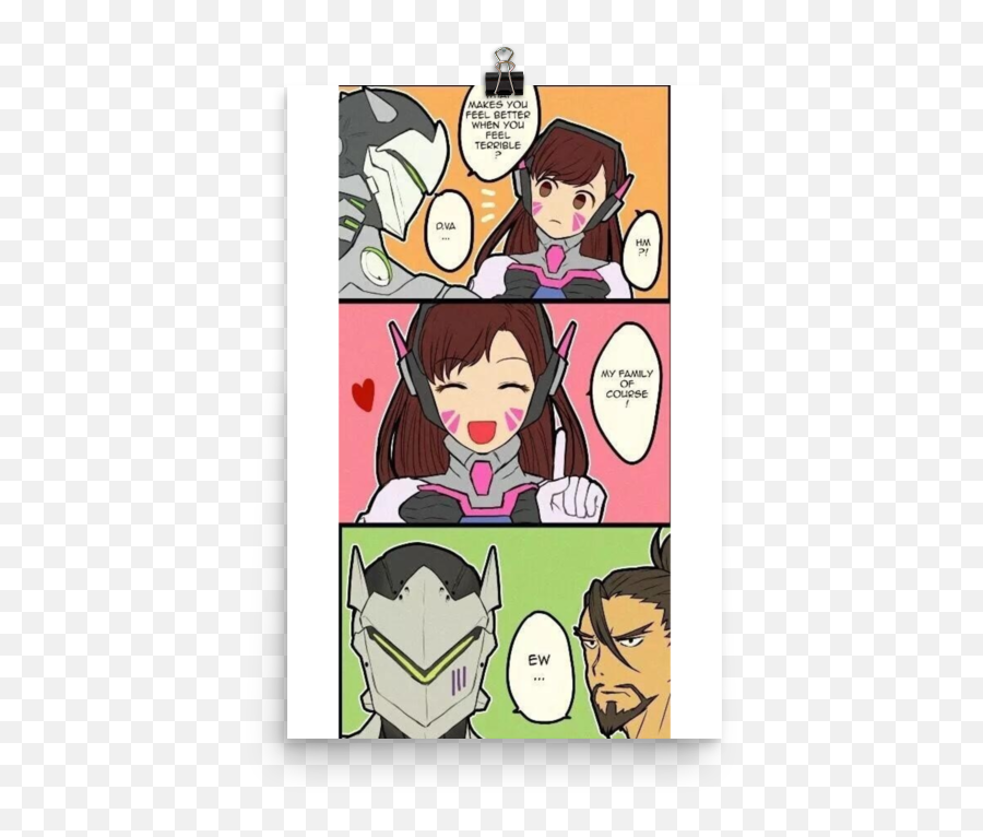 Funny Genji Hanzo And D - Overwatch Genji X Dva Comic Emoji,Hanzo Emoji Set