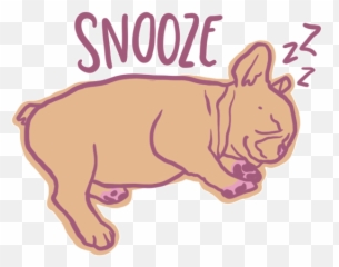 The Frenchie Sticker Pack - Animal Figure Emoji,Snooze Emoji