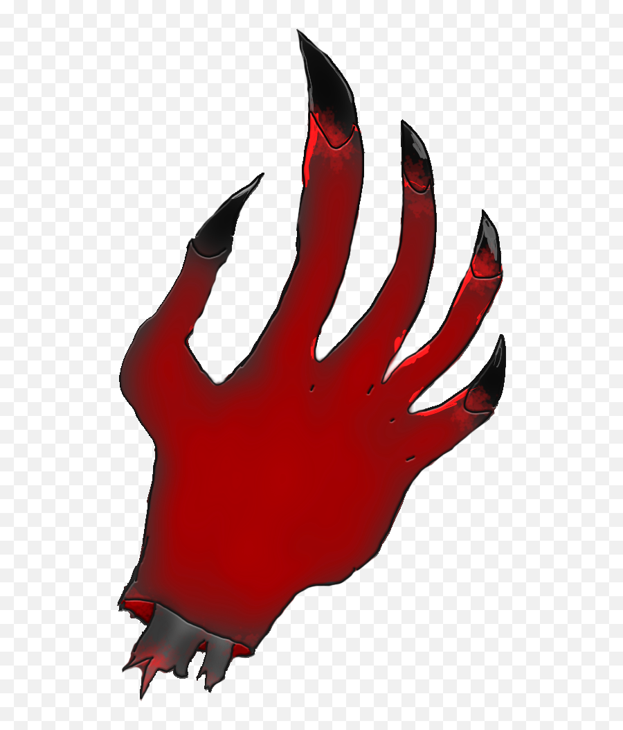 Demon Hand Png Clip Freeuse - Demon Hand Png Emoji,Hand Emojis Png Horns
