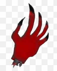 Demon Hand Png Clip Freeuse - Demon Hand Png Emoji,Hand Emojis Png Horns