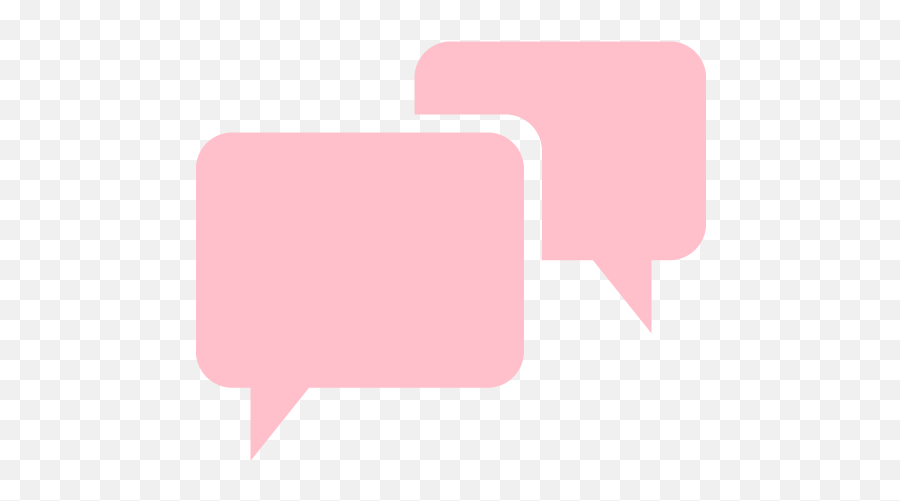Pink Speech Bubble 3 Icon - Free Pink Speech Bubble Icons Pink Speech Bubble Icon Png Emoji,Double Speech Bubble Emoticon
