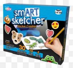 Smart Sketcher Sticker Maker Set Emoji,Sketchers Emotion Lights
