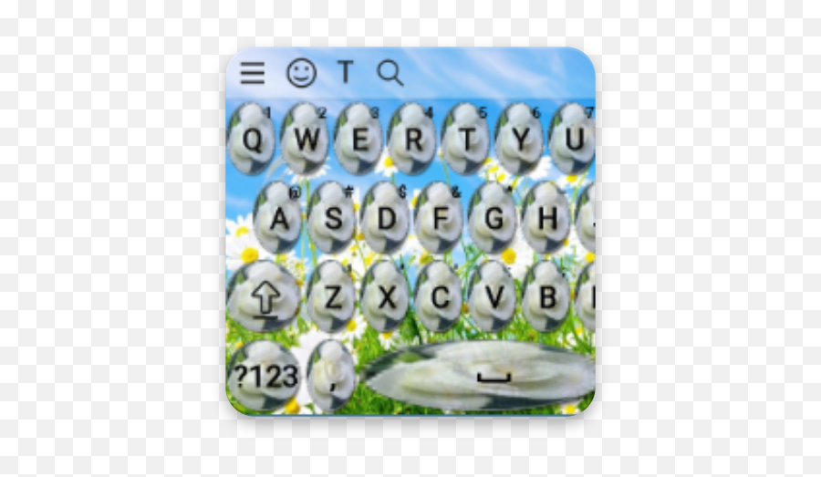 White Flower Keyboard - Emoticon Emoji,Stephen Curry Emoji Keyboard