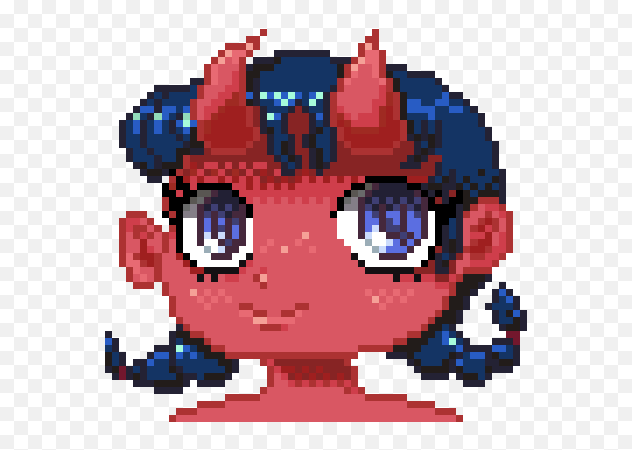 Sweet Emotion - The Kooks Fxp Demon Girl Pixel Art Gif Emoji,Uh Oh, Emotions