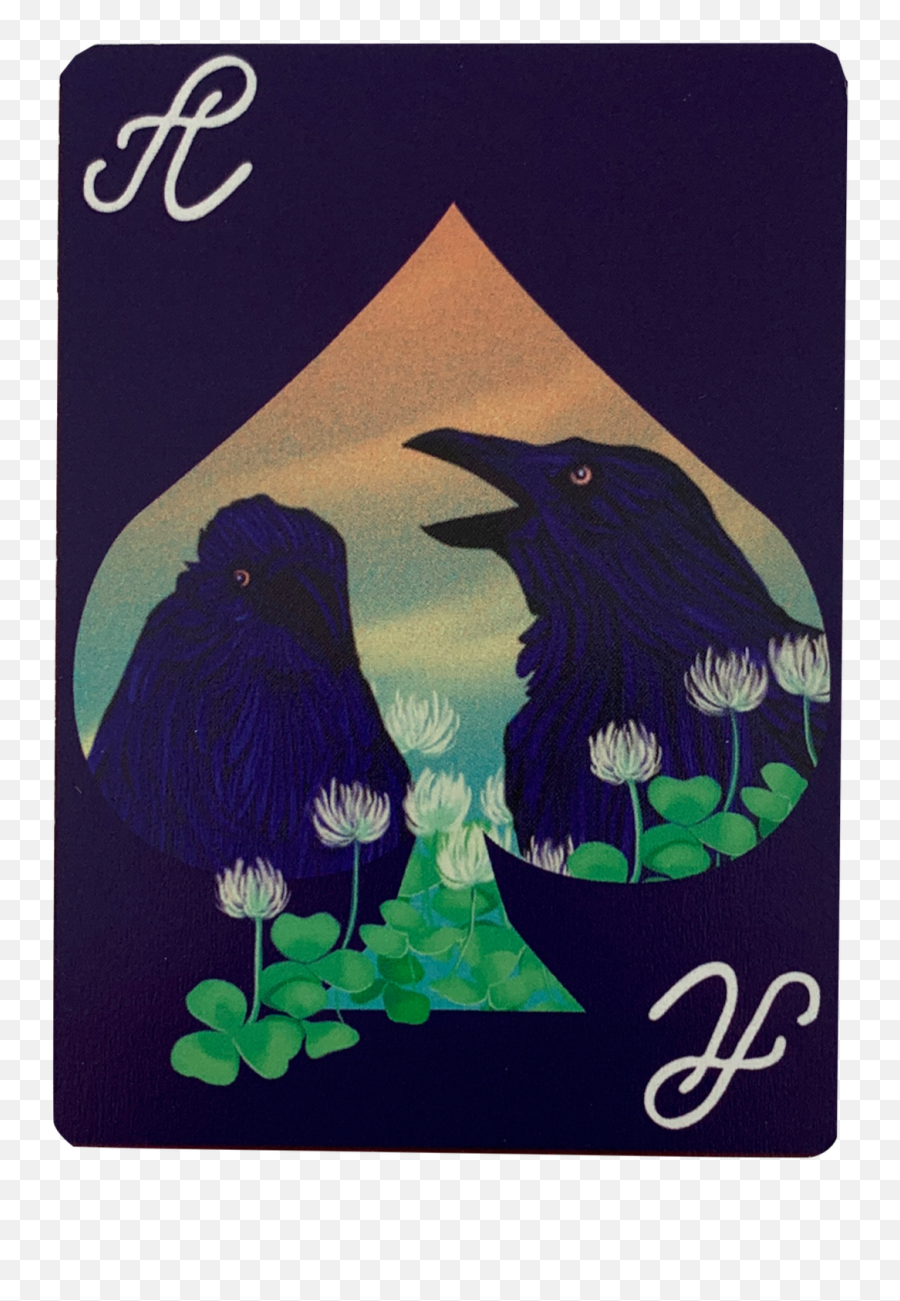 Lost River A Deck For Divination And Play U2013 Killerpancake - Fish Crow Emoji,Birds Emotions Crow Funerals