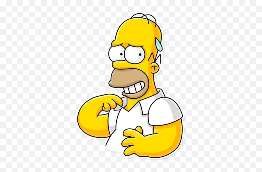 Homer Simpson Whatsapp Stickers - Sticker Homer Simpson Whatsapp Emoji,Homero Simpson Como Hacer Emoticon