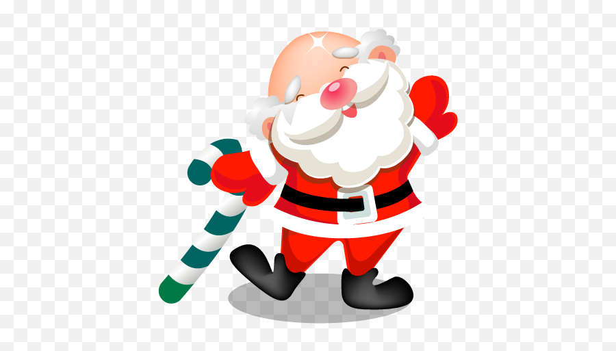 Santa Icon 119855 - Free Icons Library Papai Noel Em Png Emoji,Merry Christmas Emoticon Art