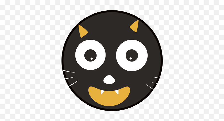 Helloween Mood By Eleni Dede - Graphique Émotions Emoji,Iphone Bat Emoticon