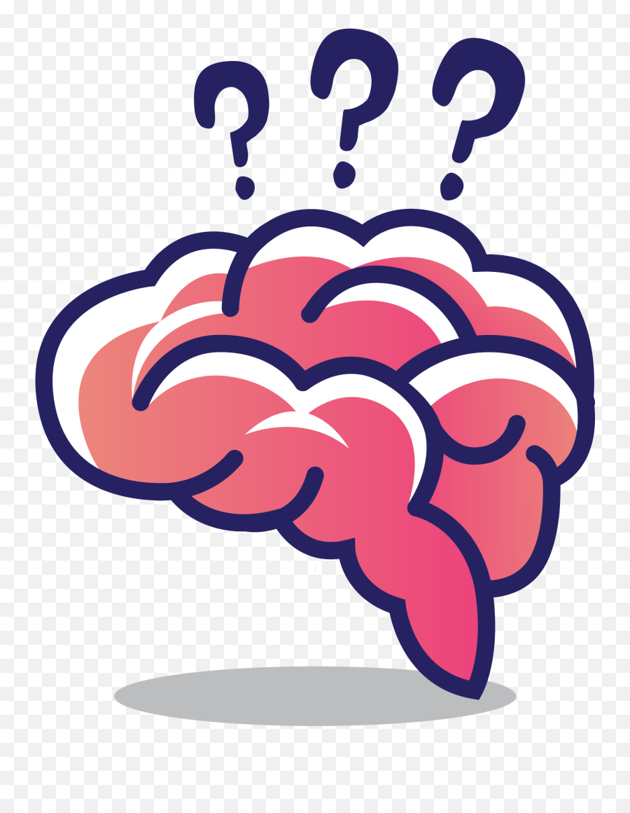 Cerebrum Clip Art Thinking Transprent - Brain Clip Art Png Clipart Thinking Brain Png Emoji,Brain Emoji Png