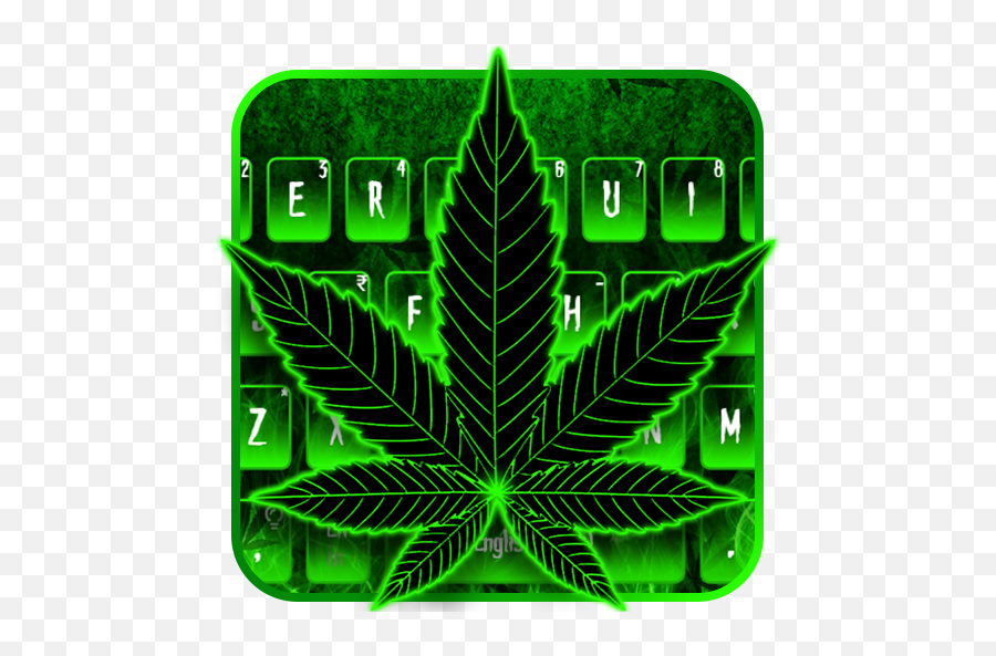 Rasta Weed Neon Green Keyboard Theme Apk 10001003 - Download Language Emoji,Weed Like Emojis