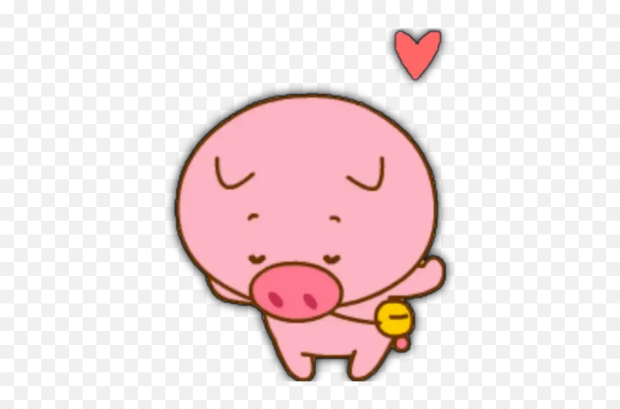 Cerdito Cute By Troxx Stickers For Whatsapp Emoji,Pink Pig Emoticon