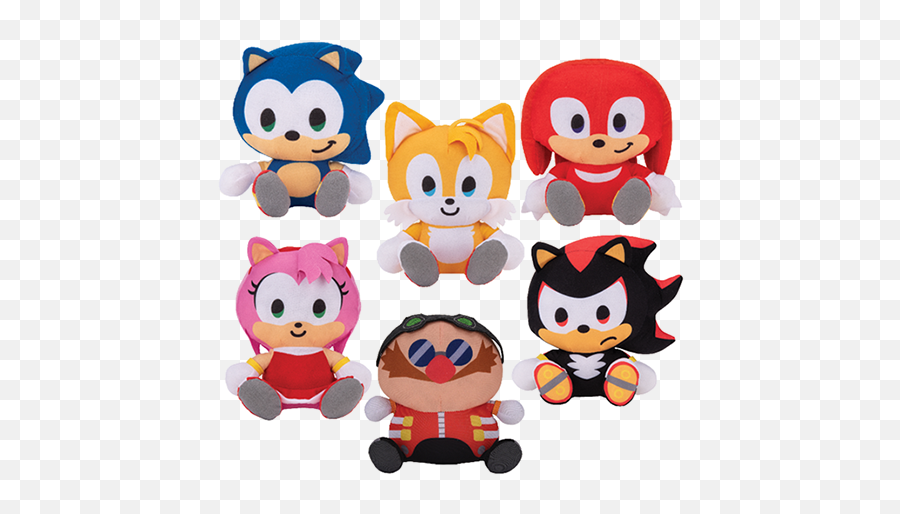 Sonic Big Head Plush - Sonic Stuffed Animals Emoji,Sonic The Hedgehog Emoji