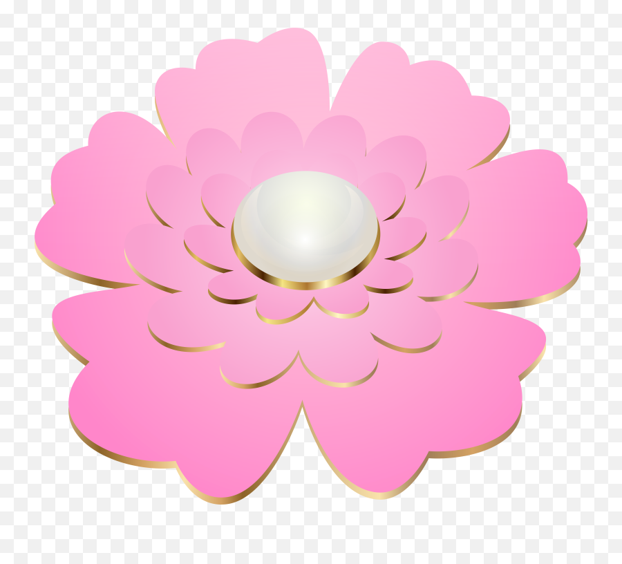 Download Dahlia Flower Clipart - Full Size Png Image Pngkit Emoji,Emoji Rose Clipart