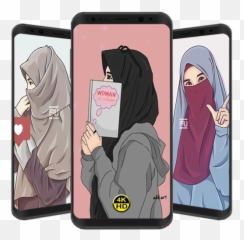 Hijab Cartoon Wallpaper Hd 10 Apk Download - Comtmflabs Emoji,Emojis Samsung Hijab
