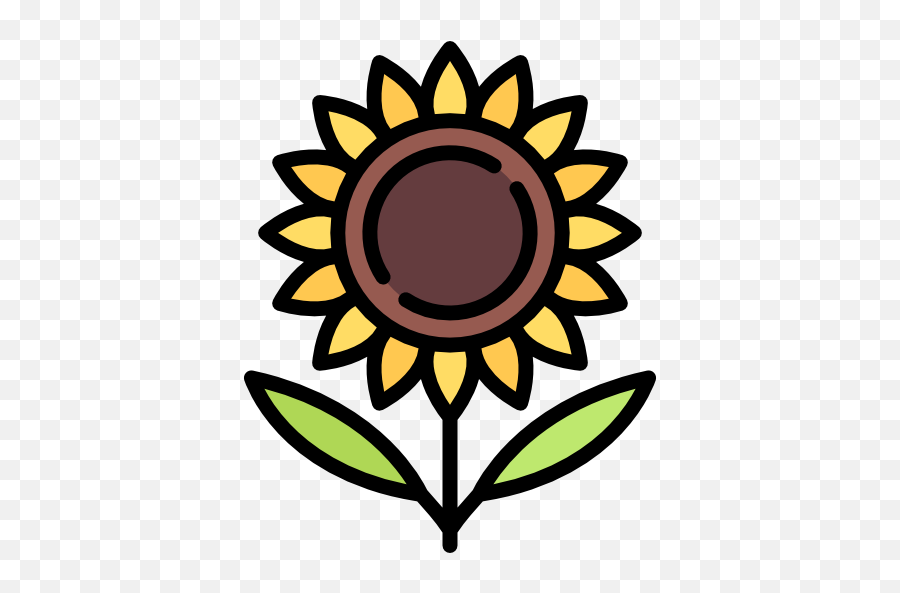 Sunflower - Free Nature Icons Emoji,Sunfloer Emoji