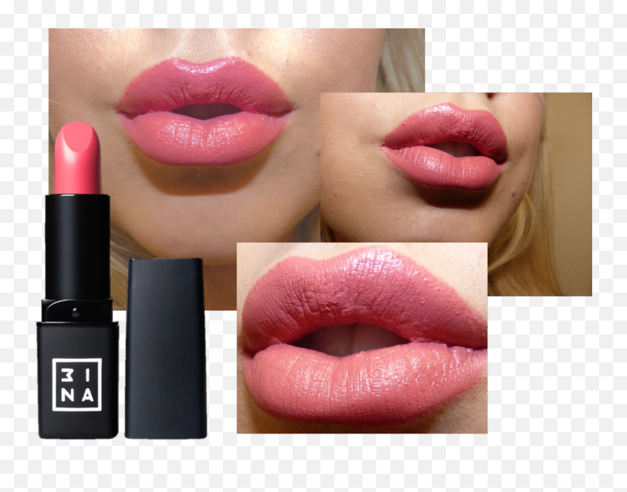 Download Hd 3ina Lipstick Swatchreview The Intense Lipstick Emoji,Emoji With Lip Stick