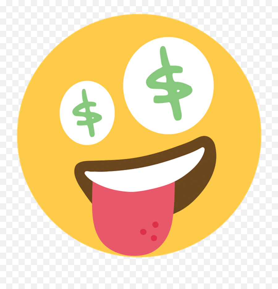 Bozosapien Calgary Stay Zany Studio Emoji,Dollar Emoticon
