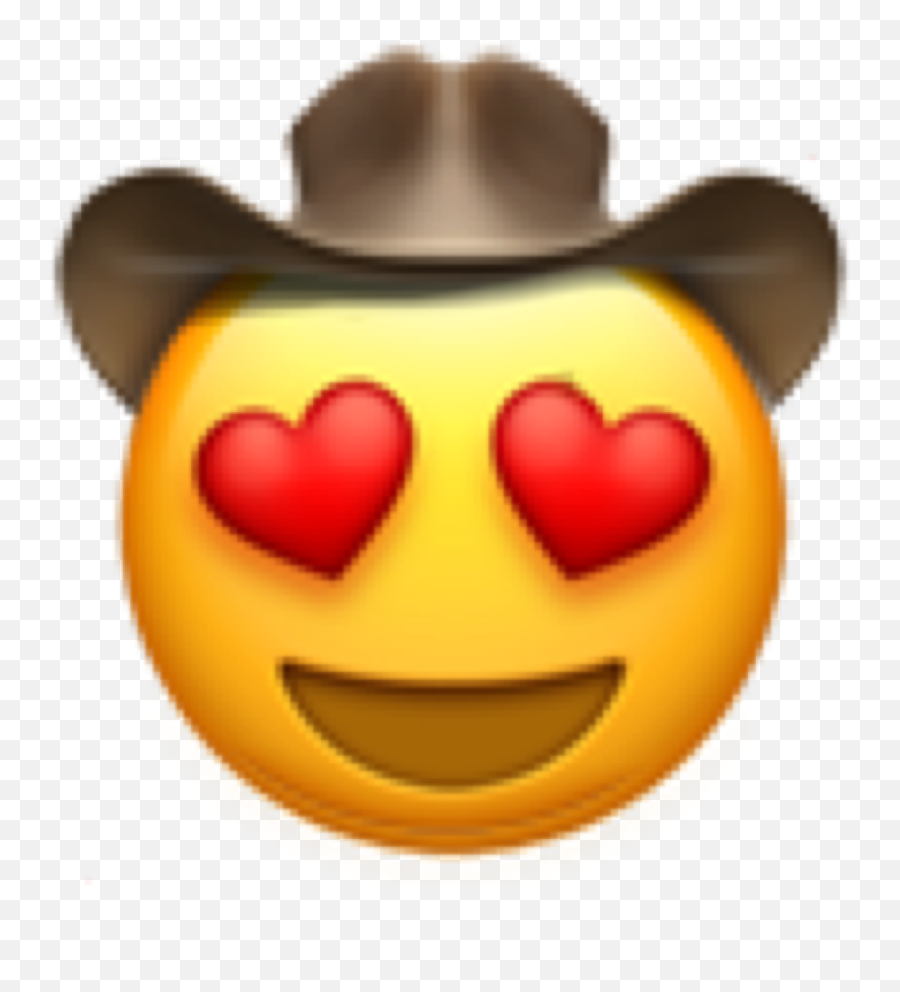 Emoji Iphone Yeehaw Love Sticker - Iphone Emojis Png Love,Yeehaw Emoji