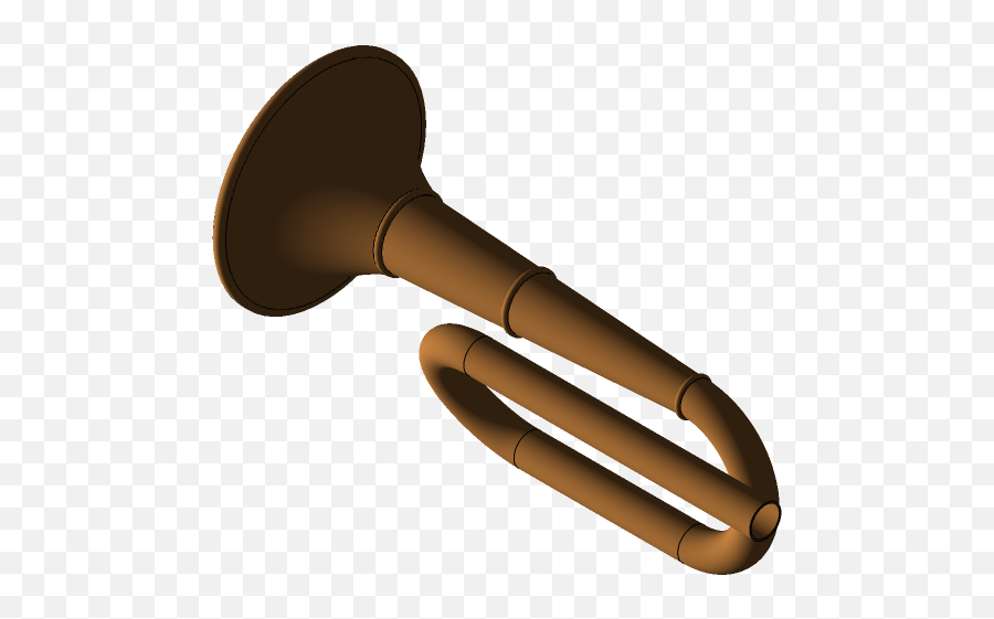 Blow Horn 3d Cad Model Library Grabcad Emoji,Blow Horn Emoji