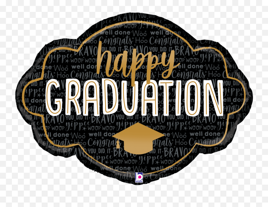 Happy Graduation Frame 36u2033 Balloon Emoji,Nicely Done Emoji