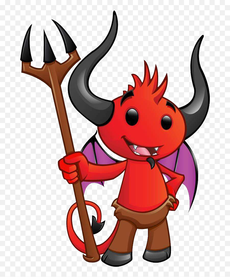 Devil Demon Clip Art - Transparent Clip Art Devil Png Imagen De Satanas Animado Emoji,Sexy Devil Emoji