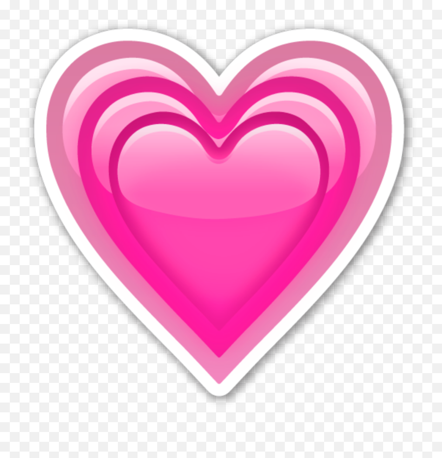 Two Hearts Emoji - Heart Emoji Sticker,Heart Emoji\\