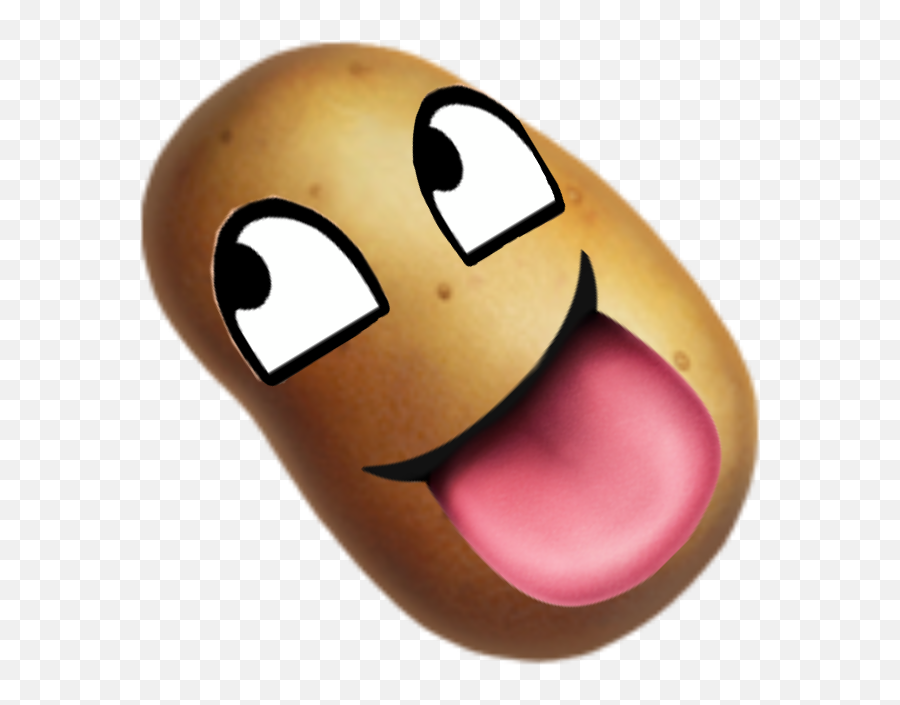 Potato Sticker - Happy Emoji,Potato Emoticon