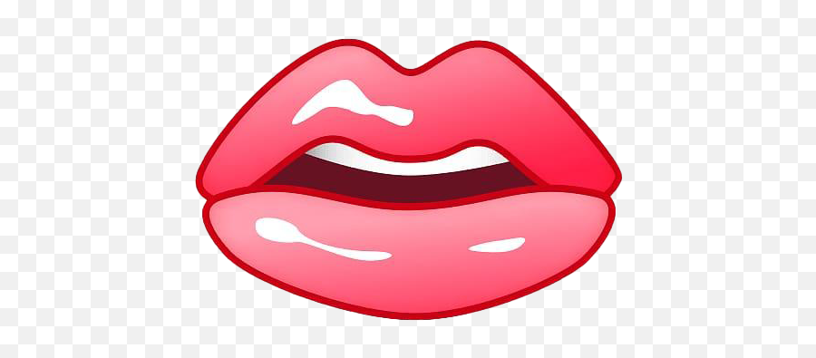 Lips Emoji Transparent Background Png - Transparent Background Lips Emoji Png,Emoji Transparent