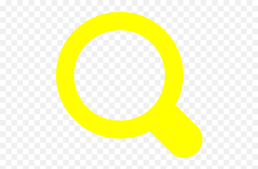 Yellow Magnifying Glass 3 Icon - Free Yellow Magnifying Karoo National Park Emoji,Magnifying Glass Emoticon