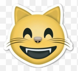 Stickers Tumblr Cute Overlay Emojis Cat Sticker By - Laugh And Tear Emoji,Cute Cat Emoji