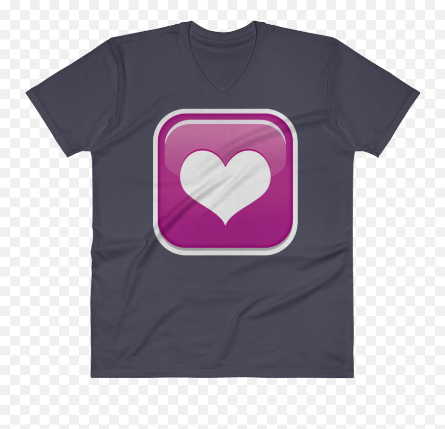 Heart Decoration Emoji - Short Sleeve,Heart Decoration Emoji Meaning