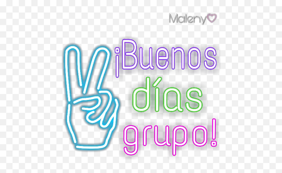 Neon Stickers For Whatsapp - Sign Language Emoji,Buenos Dias Emoji