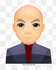 The Trek Collective Cute Star Trek Character Emoji Stickers - Star Trek Emoji,Ninja Emoji