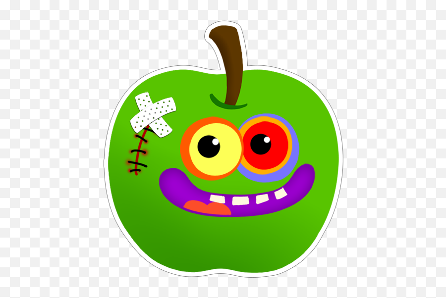Funny Foods Halloween Sticker Pack Free - Happy Emoji,Halloween Emoticons Animated Free