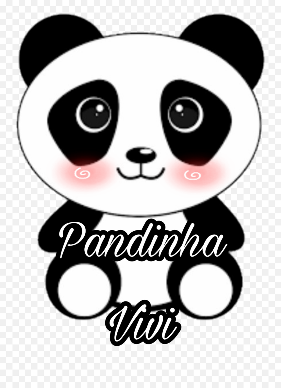 The Most Edited Pandinha Picsart - Panda Bear Cartoon Free Emoji,Panda Song In Emojis