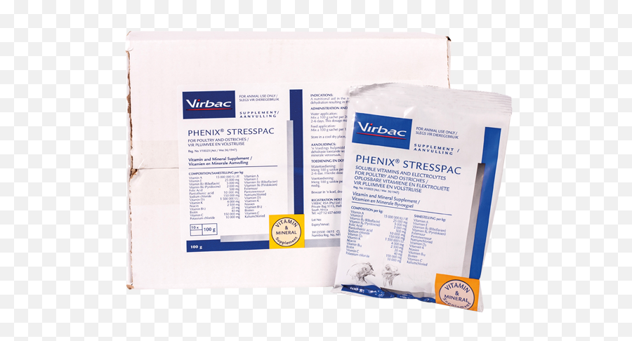 Phenix Stresspac For Poultry And Ostriches Vitamins - Phenix Stress Pack Emoji,Sashet Emotions