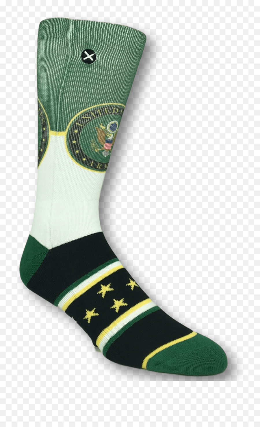 Army Emblem Printed Socks By Odd Sox - Unisex Emoji,Odd Sox Emoji Socks