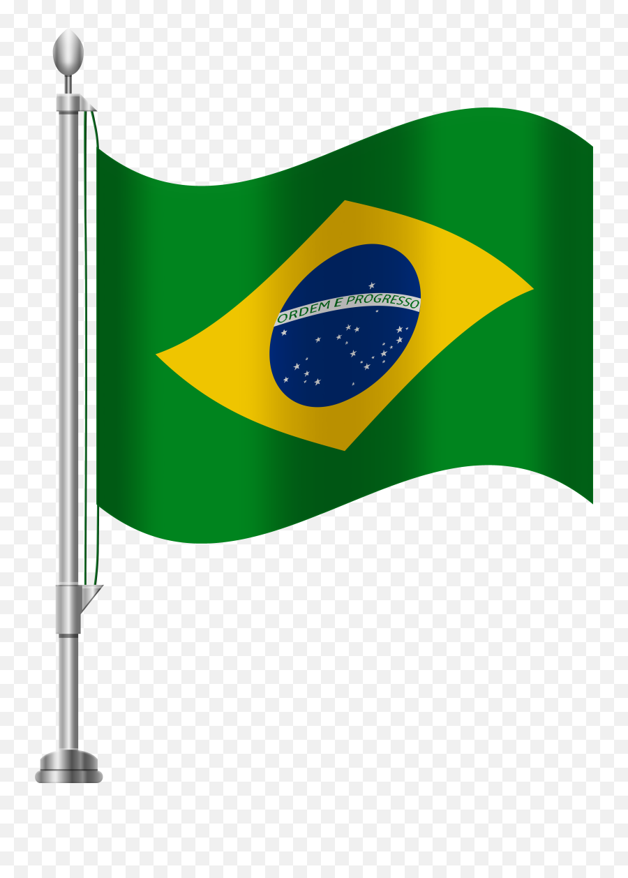 Clipart Brazil Flag Png - Brazil Flag Clip Art Emoji,Soviet Flag Emoji