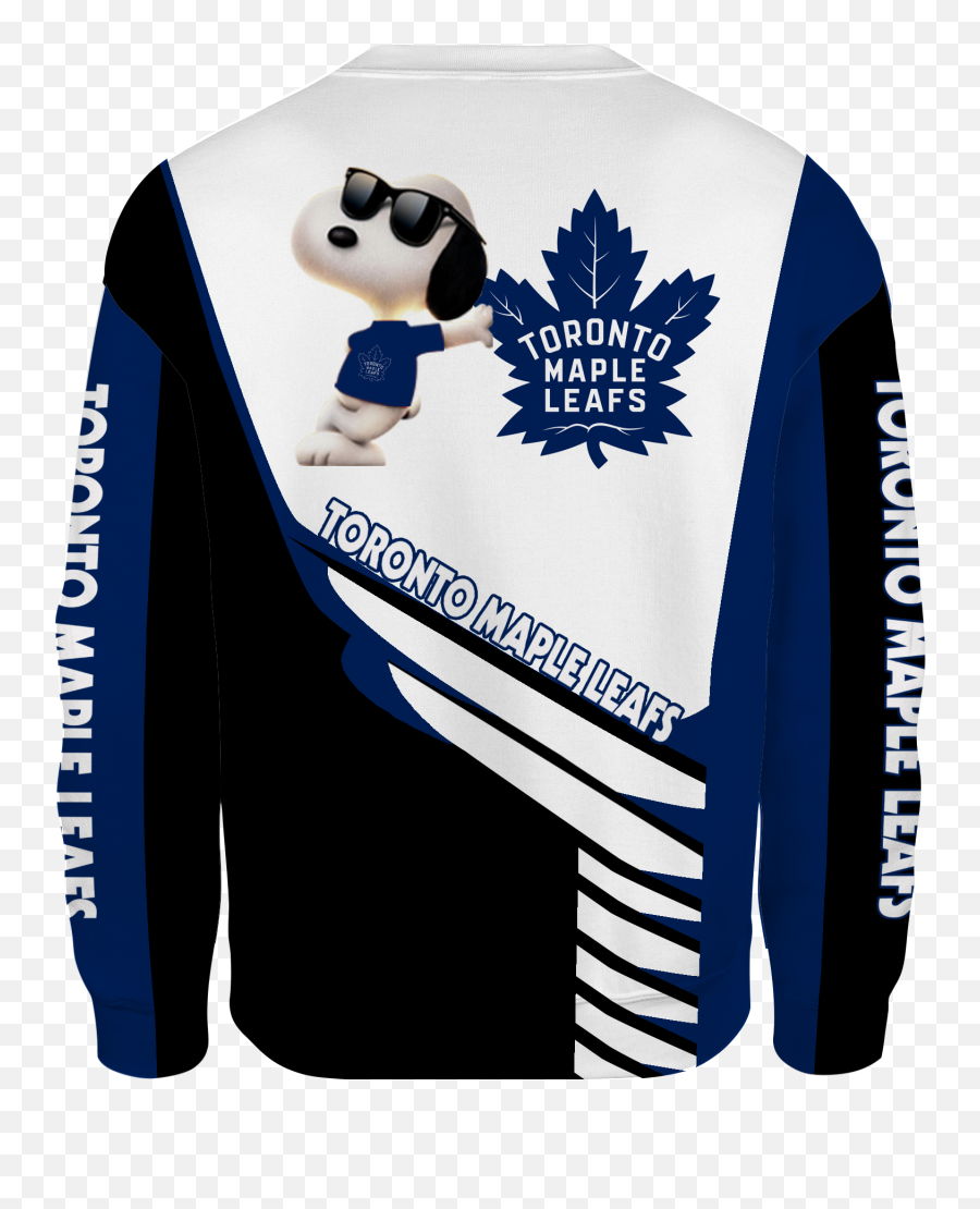 Toronto Maple Leafs Snoopy New Full Over Print V1328 - Underarmour Snoopy Emoji,Little Yellow Maple Leaf Meaning In Emotions