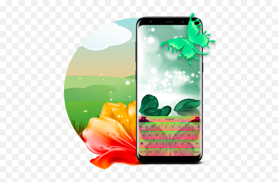 Teclado Mariposa Colorido - Apps En Google Play Smartphone Emoji,Emoji De Amabilidad