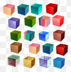 3d Multicolor Box Sticker By Jvs - Horizontal Emoji,Pattern Box Emoji