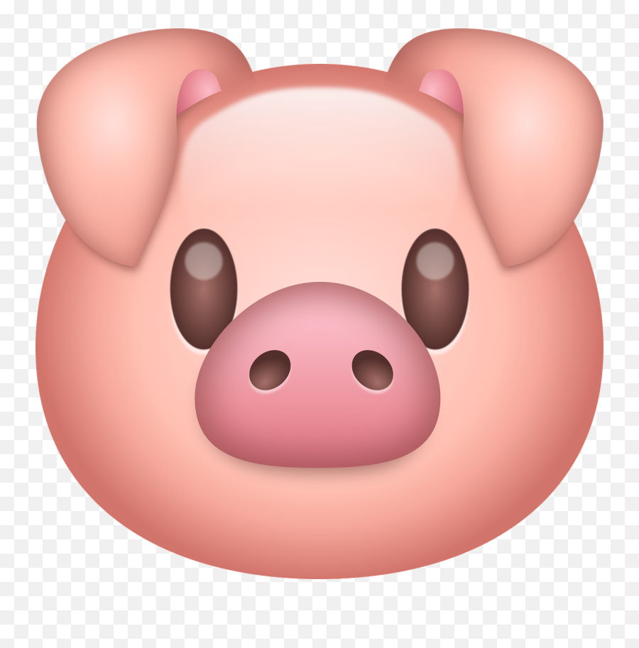 Pig Emoji Rosa - Free Vector Graphic On Pixabay Big,Animal Emoji